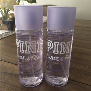 Two Victoria Secret Sweet & flirty body sprays